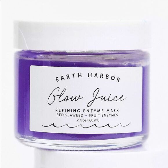 EARTH HARBOR NATURALS GLOW JUICE Refining Enzyme Mask brand new in box - Picture 1 of 5